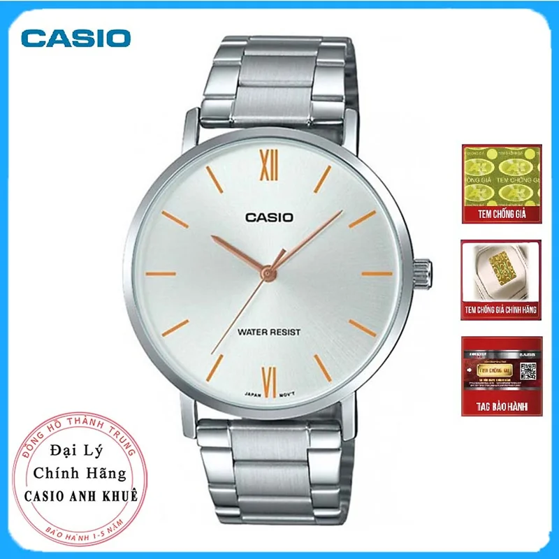 Đồng Hồ Nữ Casio Chính Hãng LTP-VT01D-7B Dây Kim Loại