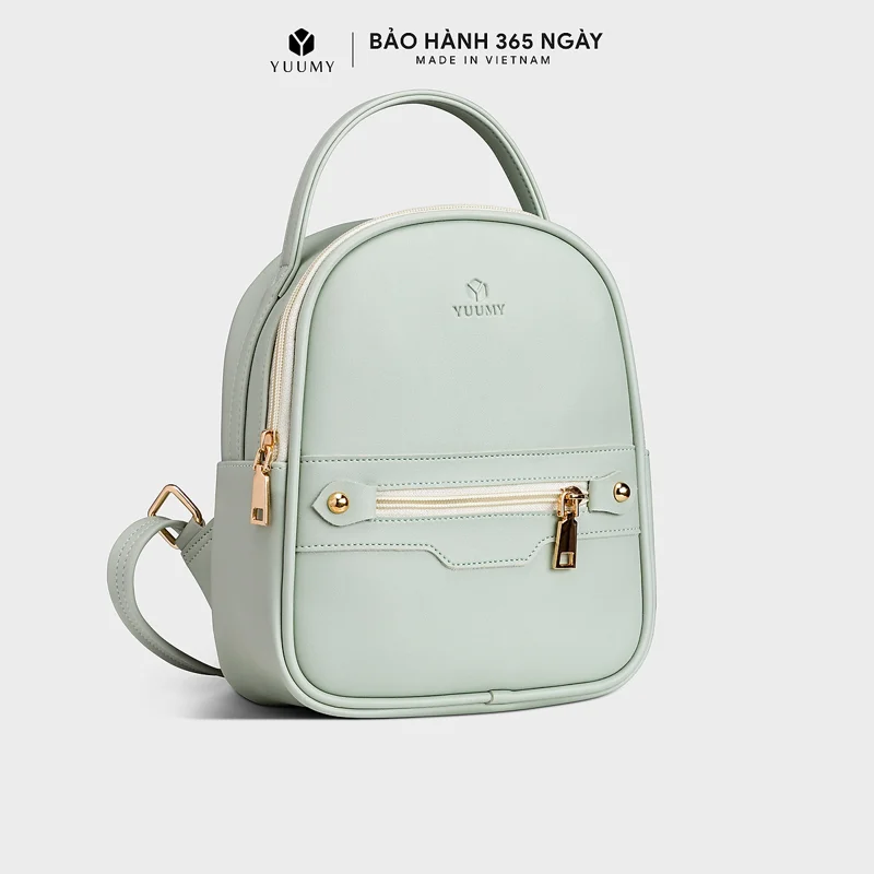 Balo da mini YBA25 nhiều màu, màu hồng ruốc, hồng phấn, xanh ngọc, màu đen, màu bò