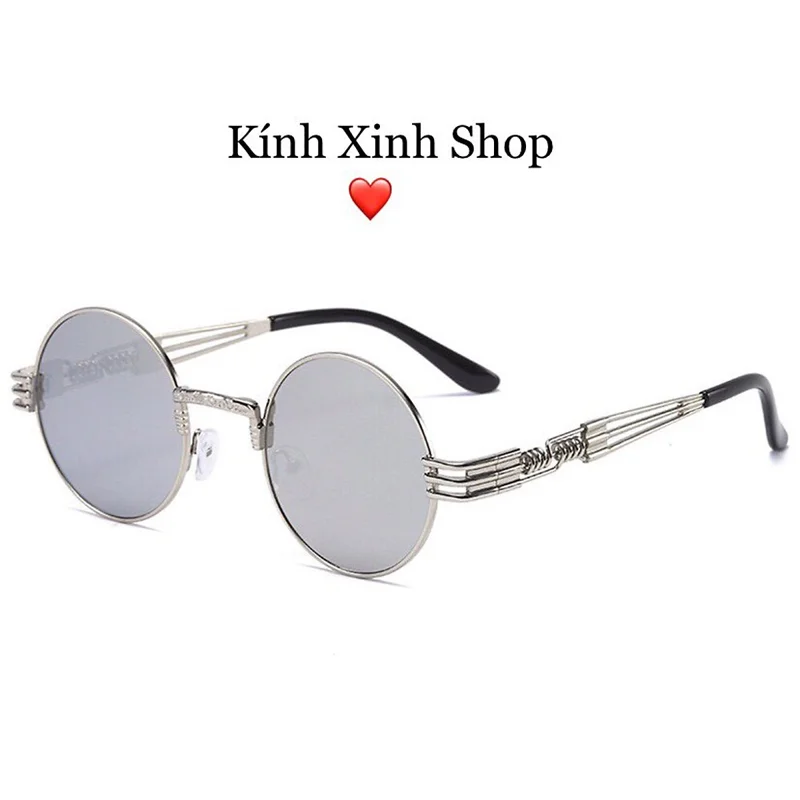 Kính râm nam, Kính mát Mắt tròn Hàn Quốc đẳng cấp cao cấp (Nhiều màu)