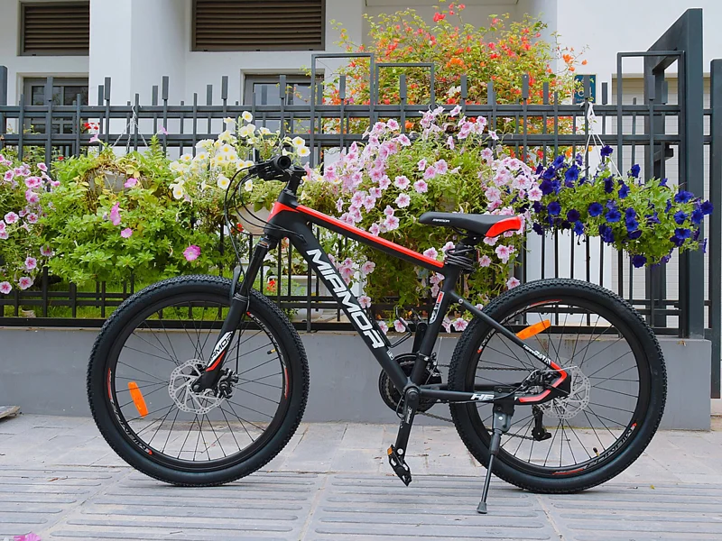 XE ĐẠP ĐỊA HÌNH MTB MIAMOR HERO SIZE 22-2022 ĐEN XANH LÁ MẠ