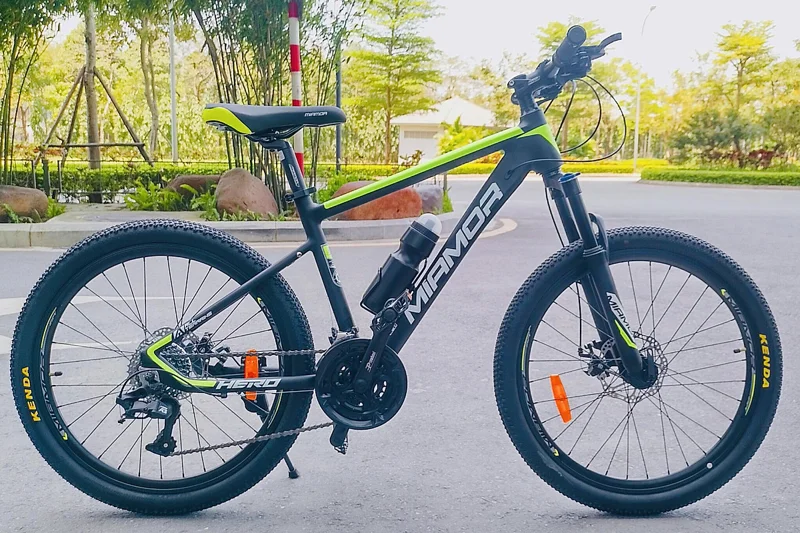 XE ĐẠP ĐỊA HÌNH MTB MIAMOR HERO SIZE 24-2022 XANH LÁ MẠ