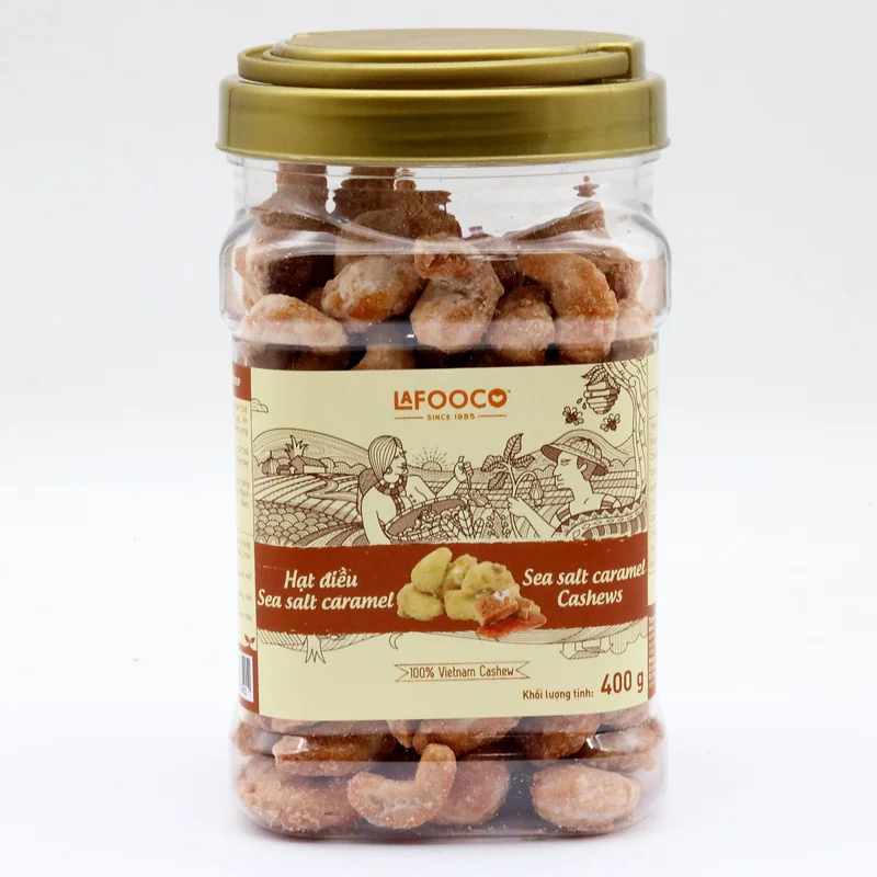 Hạt điều muối biển Caramel LAFOOCO 400g/ hủ