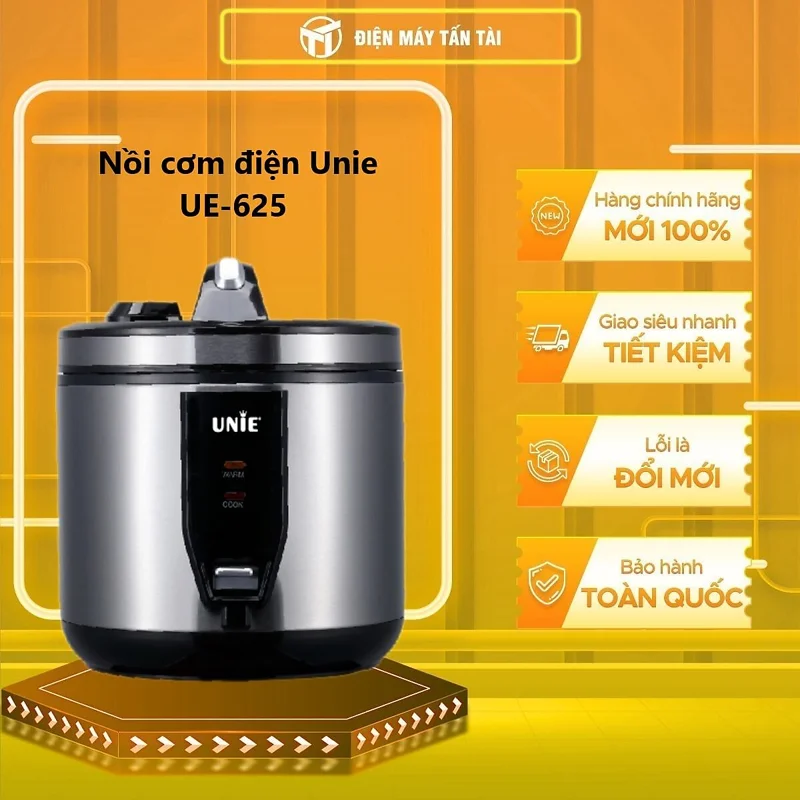 Nồi cơm điện UNIE UE-625 dung tích 1.8L - Hàng chính hãng