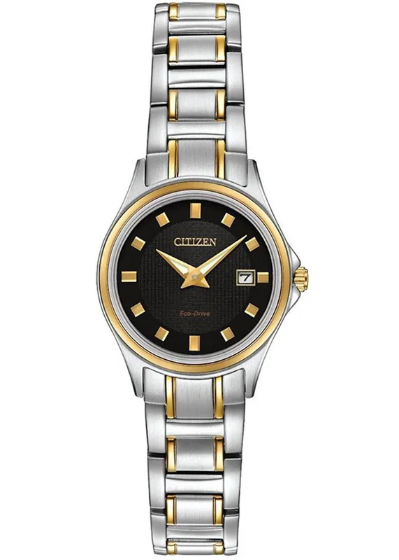 Đồng Hồ Nữ Citizen Dây Thép Không Gỉ GA1039-53E - Mặt Đen