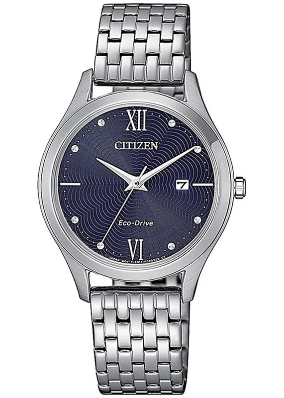 Đồng Hồ Nữ Citizen Dây Thép Không Gỉ EW2530-87L - Mặt Xanh