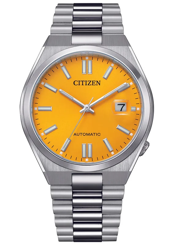 Đồng Hồ Nam Citizen Dây Kim Loại Máy Cơ-Automatic NJ0150-81Z - Mặt Vàng (Sapphire)