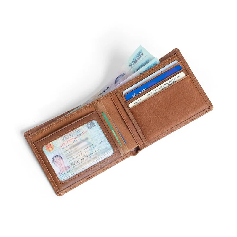 Ví Da Bò Sáp GP Premium Leather 100% DA THẬT