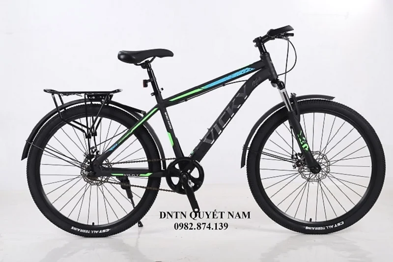 Xe đạp địa hình cỡ bánh 26 Vicky VIC126 tem phản quang, phanh đĩa