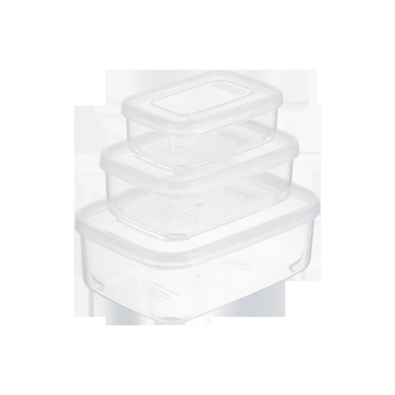 Bộ 3 hộp thực phẩm chữ nhật Hokkaido 50010002000ml