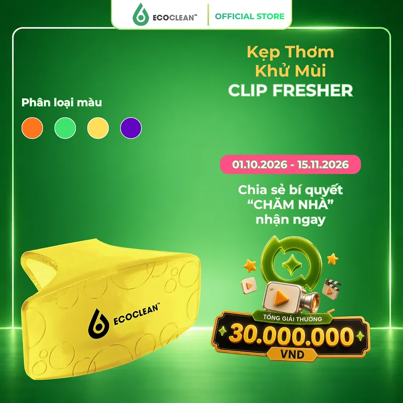 Kẹp Thơm Khử Mùi Nhà Vệ Sinh - Clip Fresher USA