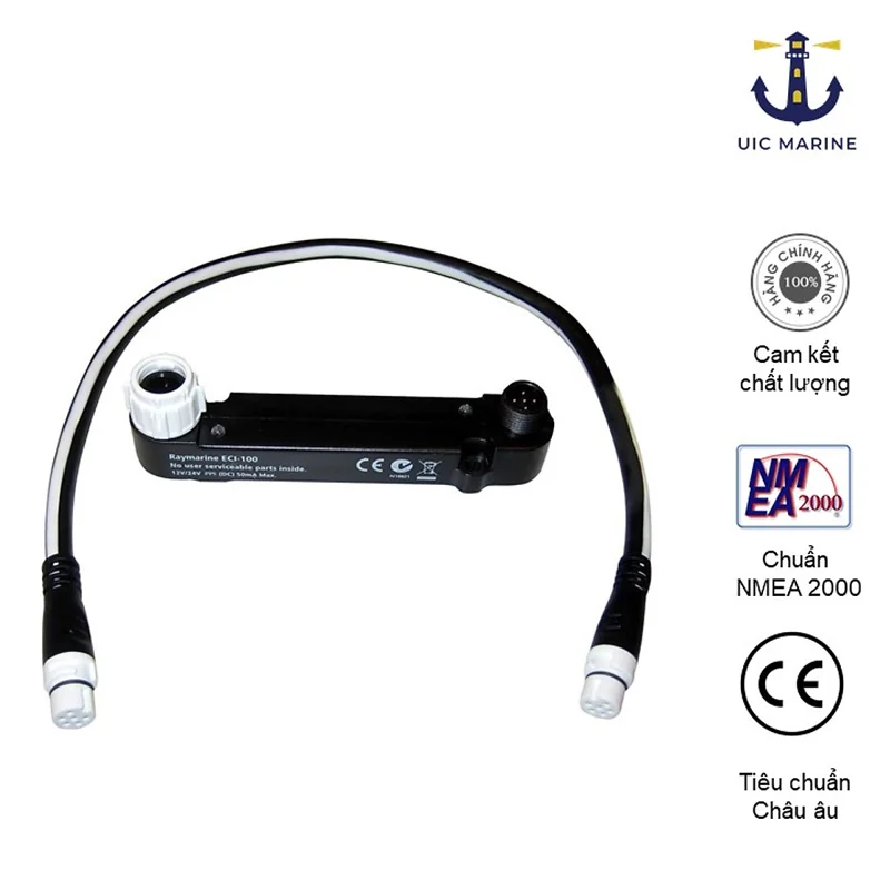 Giao diện điều khiển và động cơ ECI-100 chuyển đổi thông số động cơ và hệ thống lái điện tới hệ thống định vị và lái tự động Raymarine