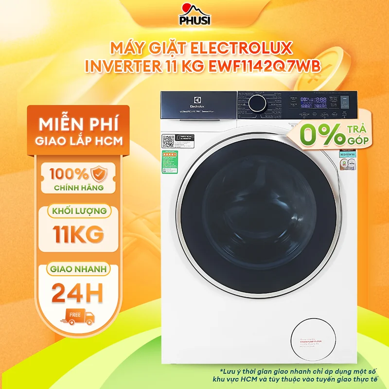 [ Giao Toàn Quốc ] Máy Giặt Electrolux EWF1142Q7WB - Hàng Chính Hãng