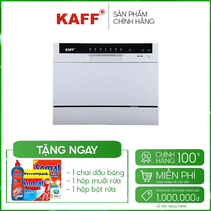 Máy rửa chén bát KAFF KF-W8001EU - Sản phẩm chính hãng