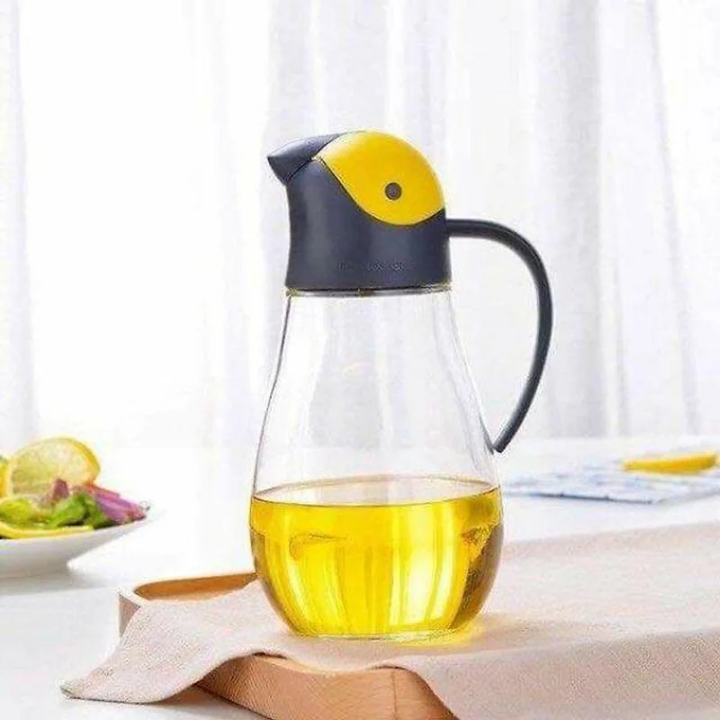 Bình Rót Dầu Nắp Mở Tự Động Cao Cấp Dung Tích 550ml CK0201 (cam kết hàng chính hãng)