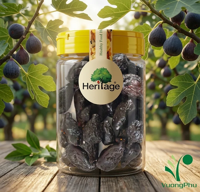 Quả Sung Mỹ Sấy Khô Heritage 1kg thực phẩm  ăn kiêng , giàu chất xơ, hỗ trợ tiêu hóa  - FIG