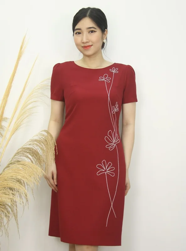 Đầm công sở TIFALU dáng suông trẻ trung