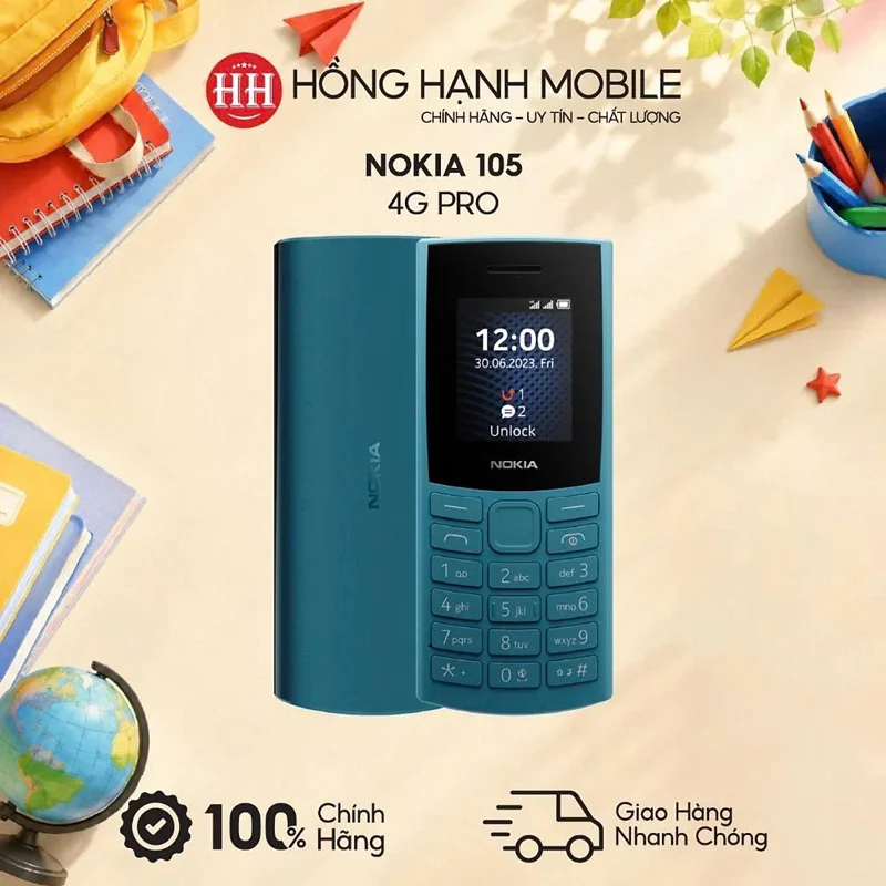 Điện Thoại Nokia 105 4G Pro - Hàng Chính Hãng