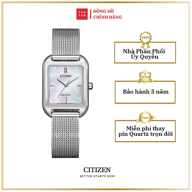 Đồng hồ Nữ Citizen Eco-Drive EM0491-81D 23.5mm