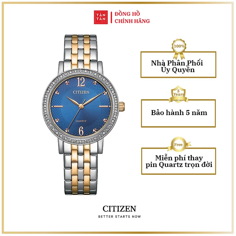 Đồng hồ Nữ Citizen Quartz EL3106-59L 31mm