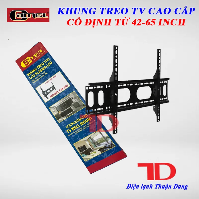 Khung treo TIVI cao cấp cố định và gật gù 42-65 inch hàng chính hãng - Điện Lạnh Thuận Dung