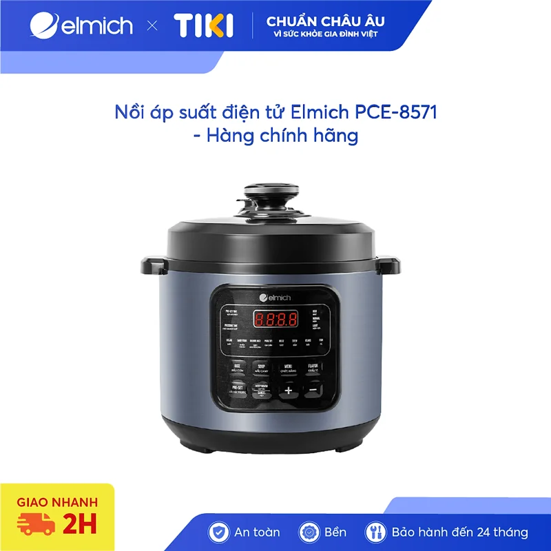 Nồi áp suất điện tử Elmich PCE-8571 - Hàng chính hãng