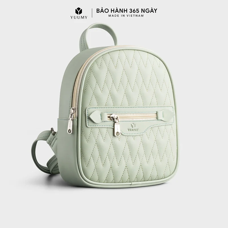 Balo Yuumy ( Thời trang nữ thiết kế khóa kéo cách điệu - Balo da Seasand YBA89 )