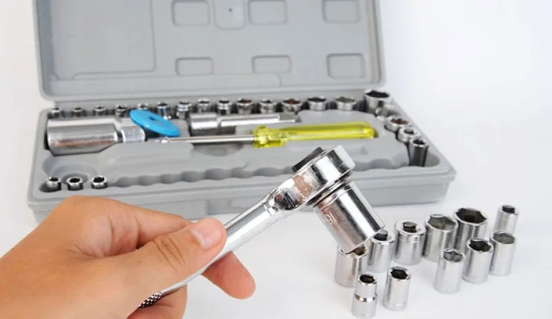 Bộ Dụng Cụ 40 Món Cho Xe Máy Ô Tô- Hàng chính hãng