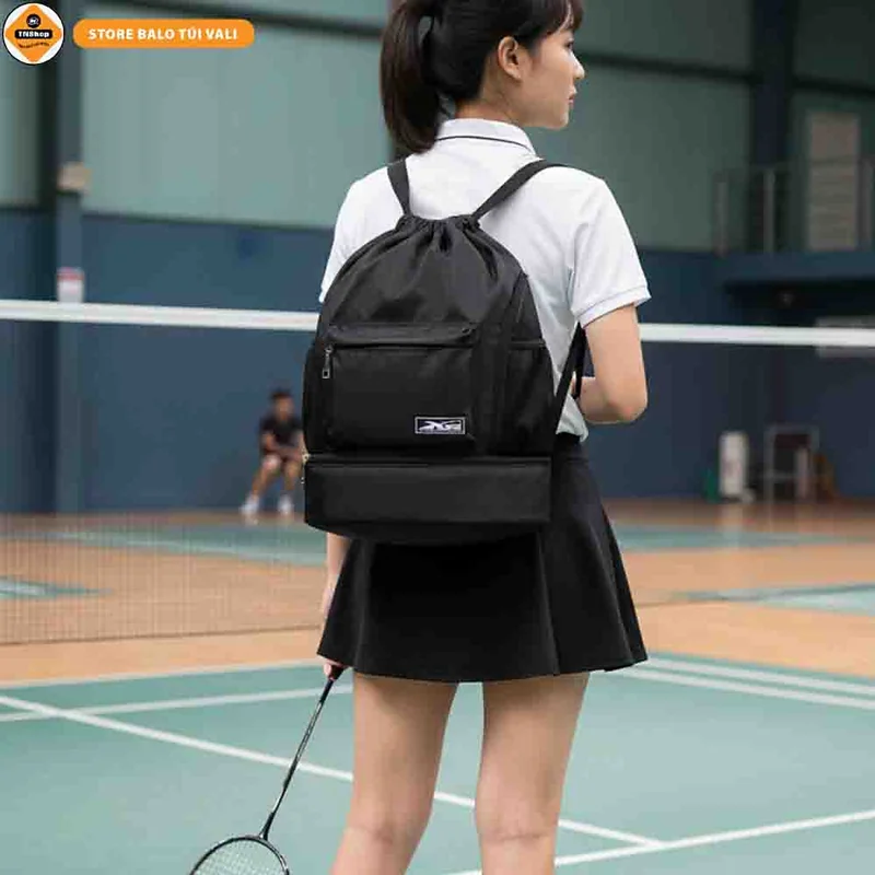 Balo Dây Rút Thể Thao Xbags Wisdom XB 6004 - Balo Chống Thấm Nước Hiệu Quả, Thiết Kế Nhẹ Gọn, Túi Rút Đựng Giày Đa Năng Cho Nam Nữ Đi Tập Gym, Đá Bóng