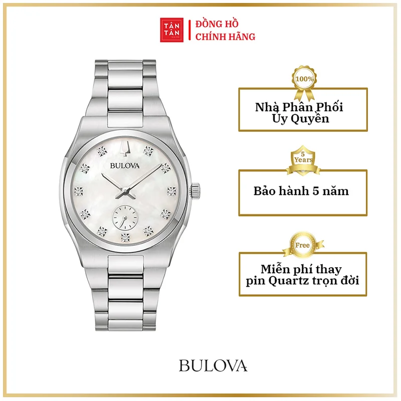 Đồng Hồ Thời Trang Nữ Bulova Surveyor Máy Pin 96P242 34mm