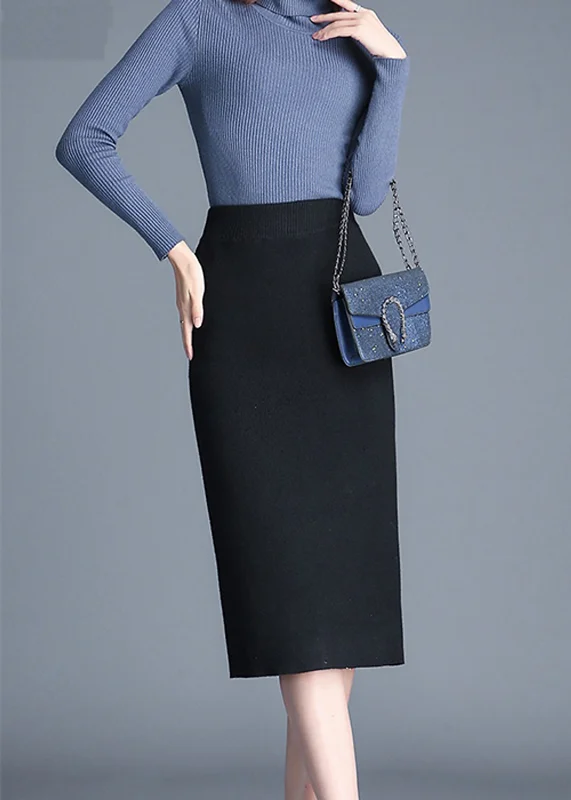 Chân váy bút chì xẻ tà Haint Boutique Cv12