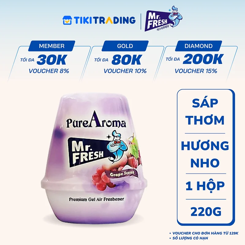 Sáp gel Pure Aroma 220g