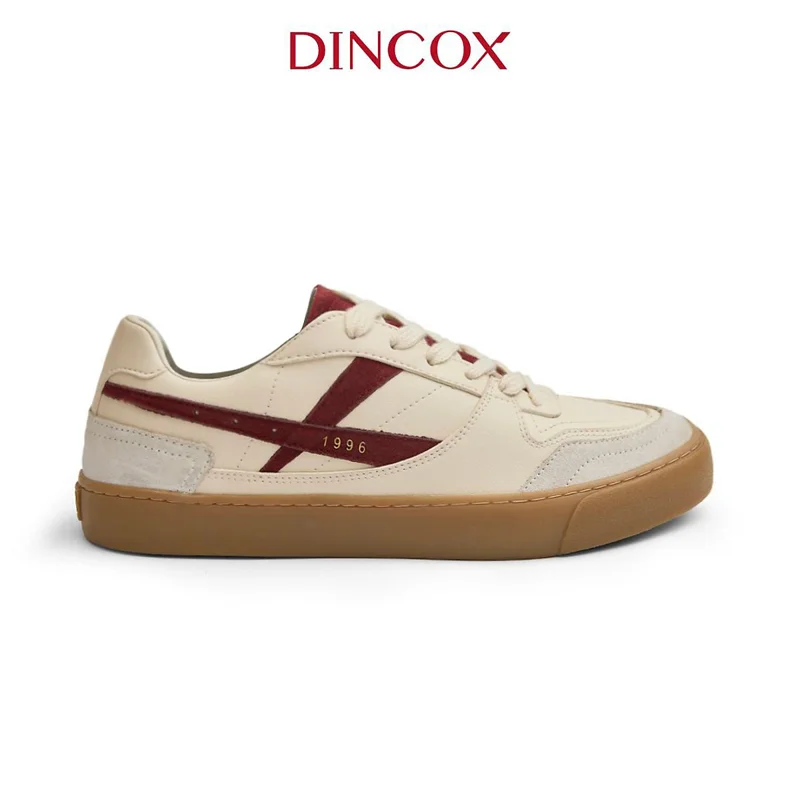 New Arrivals | Giày Da Sneaker Nam Nữ  DC39 BERRY SODA DINCOX Shoes Đế Bằng - Microfiber Leather
