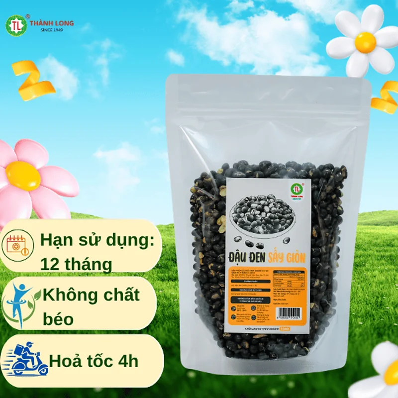 ĐẬU ĐEN SẤY GIÒN THÀNH LONG GÓI 200G / 500G