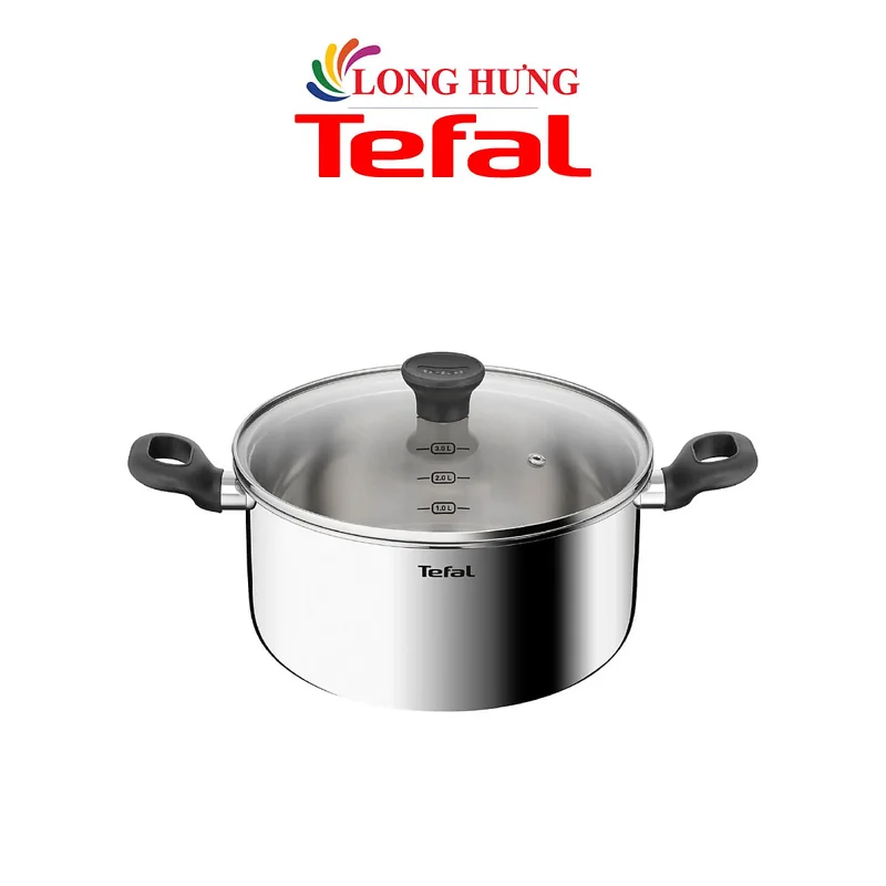 Nồi Inox Tefal Starter (20cm x 3.1L/24cm x 5.4L) - Hàng chính hãng
