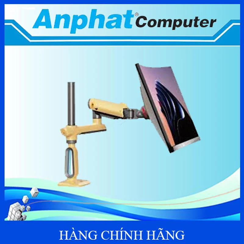 Giá Treo Màn Hình LCD Gắn Bàn NB D9 Vàng LED RGB (32" - 60") – Hàng Chính Hãng