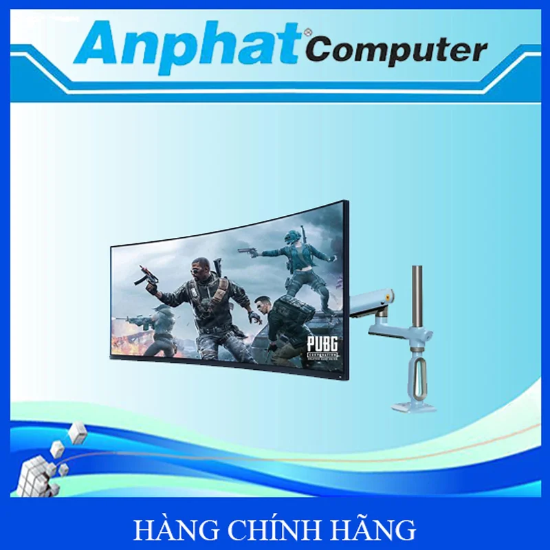 Giá Treo Màn Hình LCD Gắn Bàn NB M9 Xanh Biển LED RGB (32" - 60") – Hàng Chính Hãng