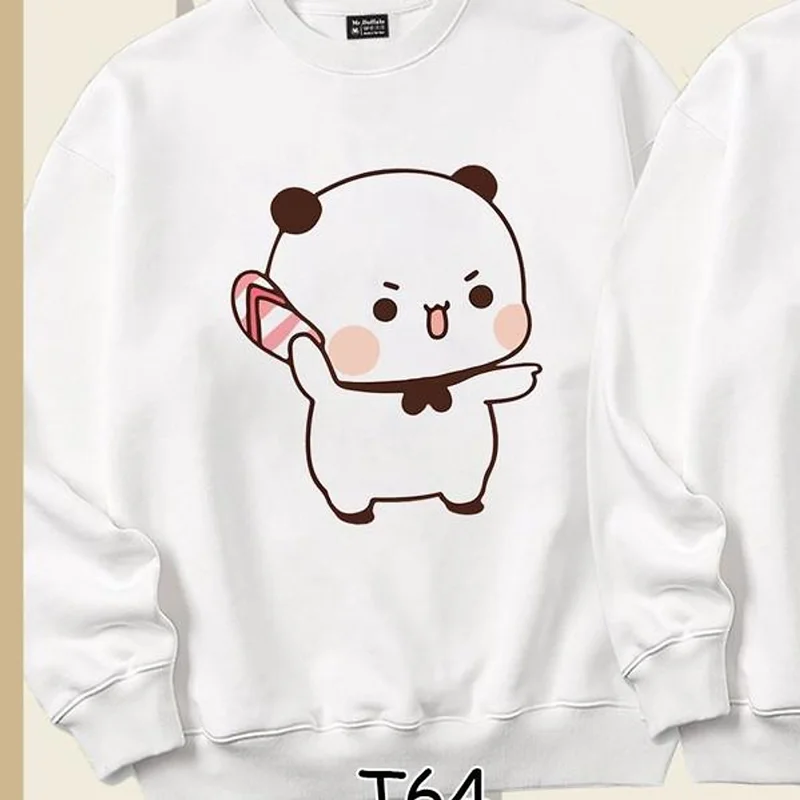 Áo đôi dài tay nam nữ form rộng Gấu ném dép cute Mr.Buffa