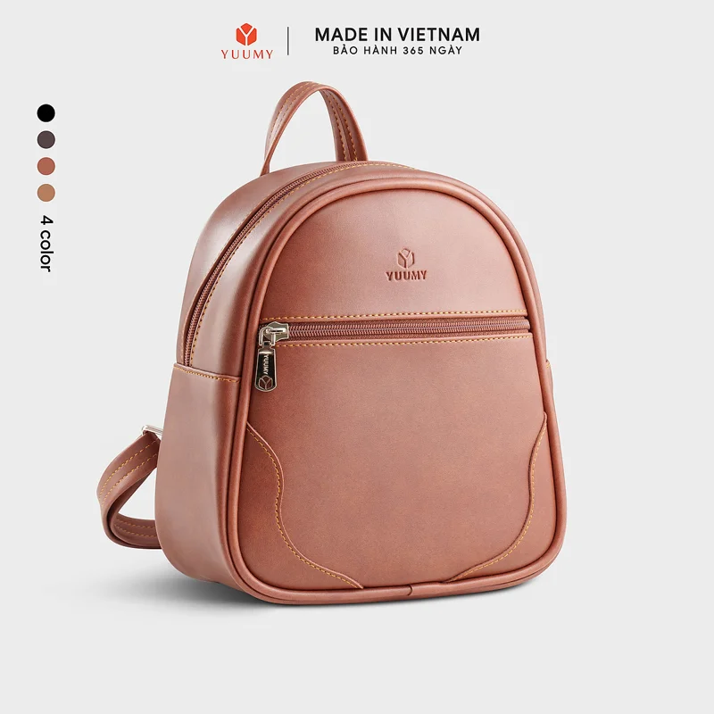 Balo Yuumy ( Thời trang nữ mini dáng tròn - Balo da Liberal YBA115 )