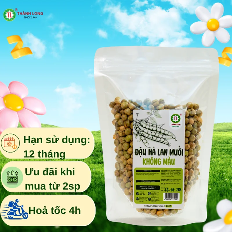 ĐẬU HÀ LAN RANG MUỐI THÀNH LONG 200G - VIỆT NAM