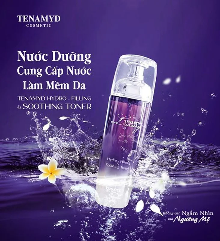 Nước dưỡng cung cấp nước làm mềm da TENAMYD Luxury Hydro-Filling & Soothing Toner 140ml