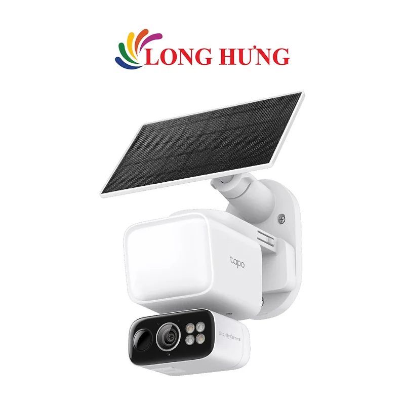 Camera an ninh năng lượng mặt trời tích hợp đèn pha TP-Link Tapo Kit Solar-Powered Floodlight Pan/Tilt Security 2K C615F KIT - Hàng chính hãng