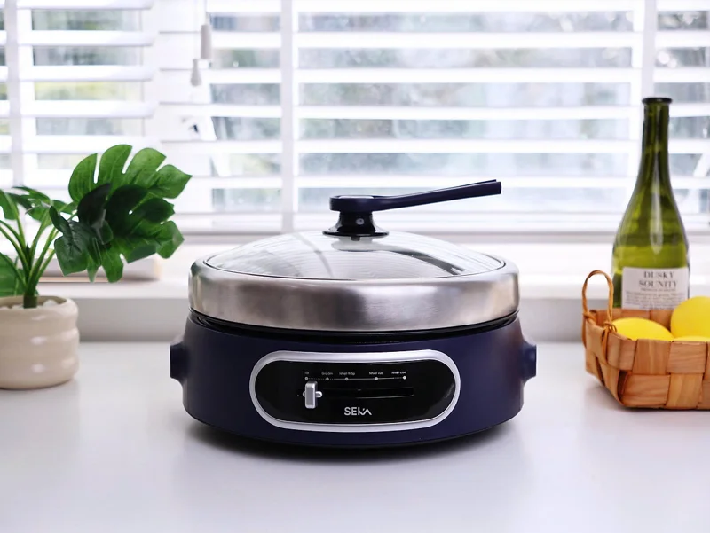 Nồi Lẩu Nướng Đa Năng 2in1 SEKA SK640 Dung Tích 4L, 1300W Lòng Nồi Tháo Rời Dễ Vệ Sinh -  Hàng Chính Hãng