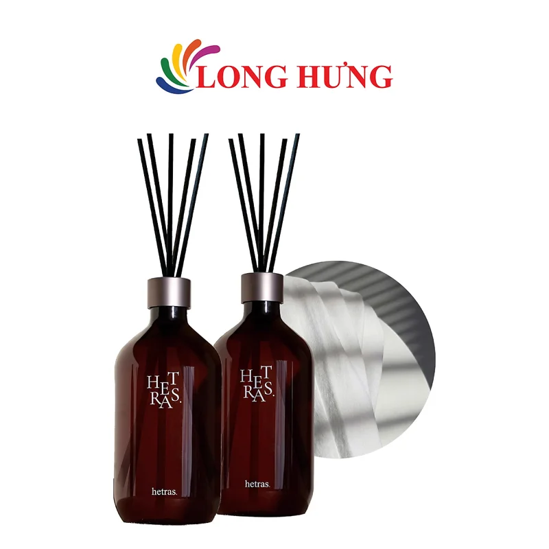 Tinh dầu nước hoa thơm phòng Hetras Premium Diffuser (500ml) - Hàng chính hãng