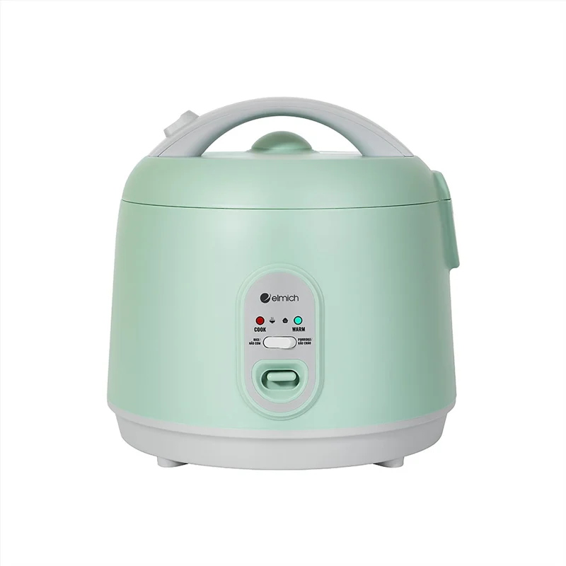 Nồi Cơm Điện Elmich RCE9132 1.8L 700W, Hàng Chính Hãng, 2 Chức Năng Nấu, Phím Nhấn Cơ - JoyMall
