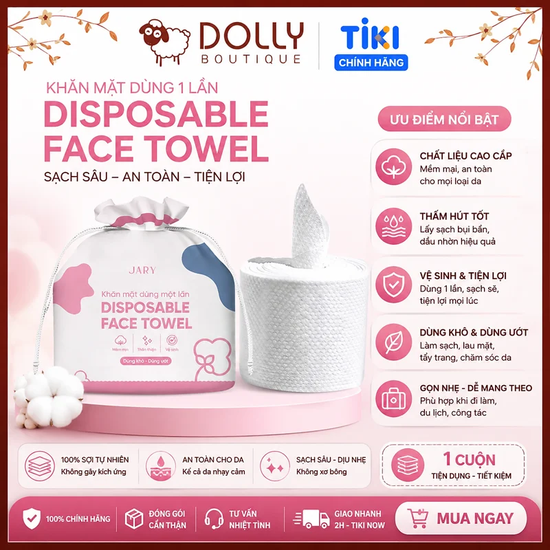 khăn giấy  Dùng Một Lần Jary Disposable Face Towel