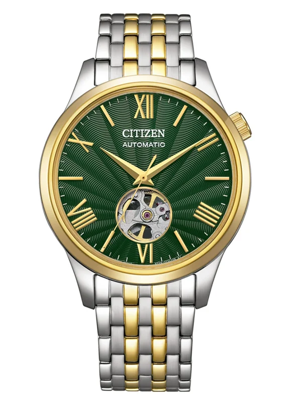 Đồng Hồ Nam Citizen Automatic Dây Thép Không Gỉ NH9134-83X - Mặt Xanh (Sapphire)