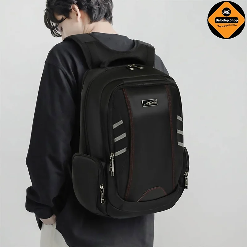 Balo Doanh Nhân Cao Cấp Chống Nước, Đựng Laptop 17 Inch Xbags DarkEagle Màu Đen, Sang Trọng, Lịch Lãm XB2008!