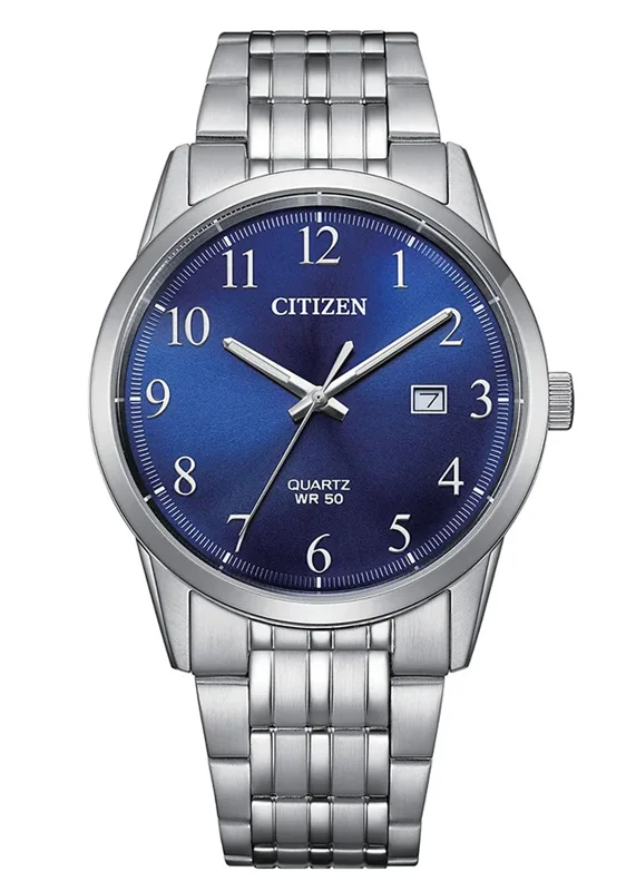 Đồng Hồ Nam Citizen Dây Thép Không Gỉ BI5008-51L - Mặt Xanh (39mm)