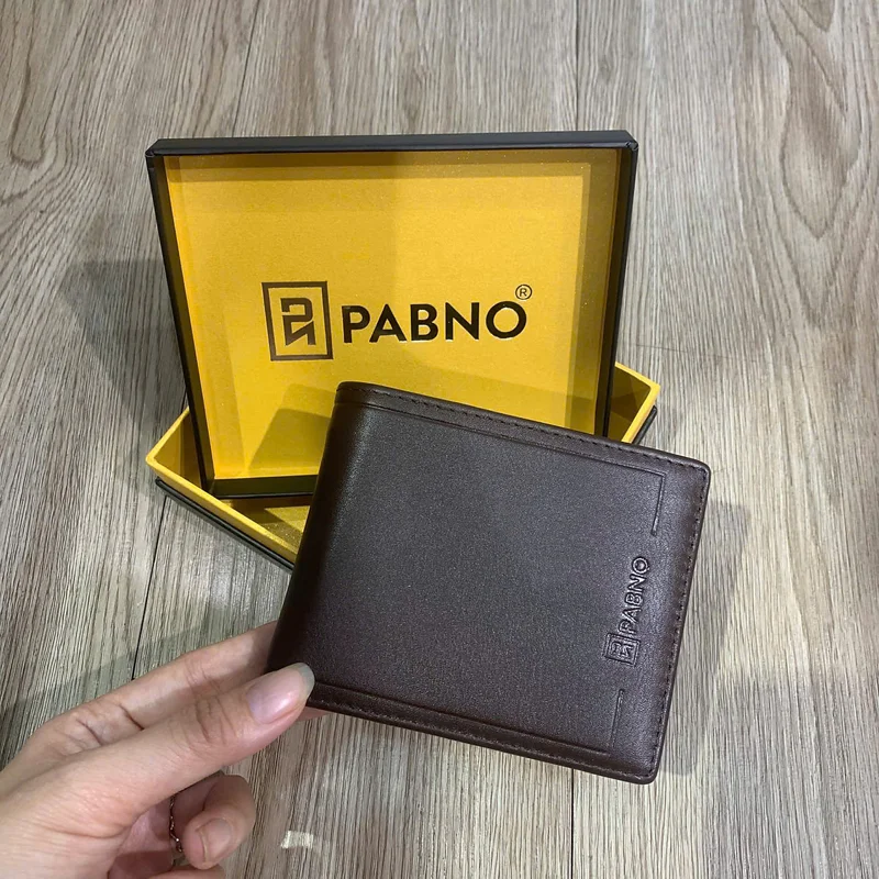 [PABNO] Ví Nam Da Bò Dáng Ngang Có Ngăn Khóa Tiện Dụng PABNO VF75