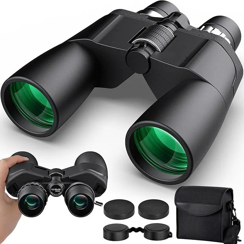 Ống nhòm hai mắt phóng đại lớn Terino BZ-1050HD new (lăng kính BAK4, HD, độ phóng đại lớn zoom 12x-36x, thấu kính FMC, màu đen) - Hàng chính hãng